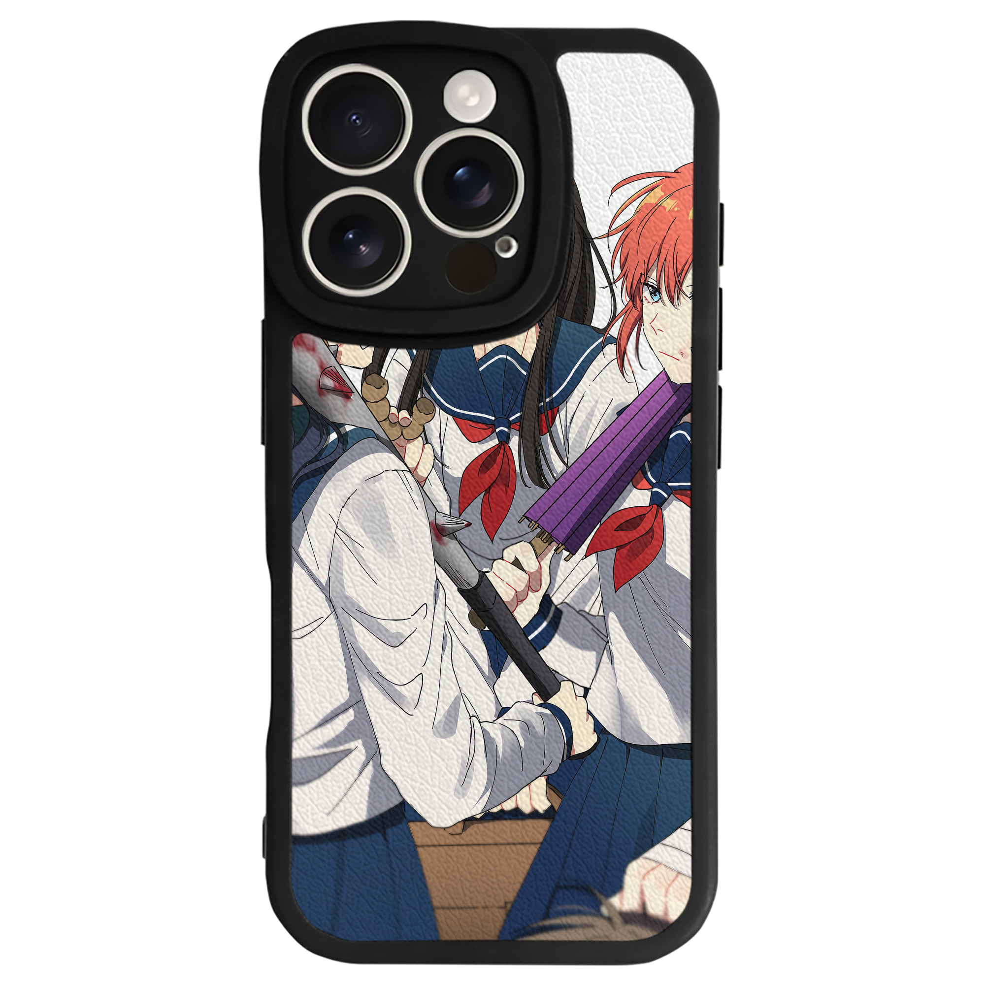 （画像用） ぎんたま 坂田銀時（さかたぎんとき） 神楽 志村新八（しむら しんぱち） GINTAMA Sakata Gintoki Kagura Shimura Shinpachi 【iPhone 16シリーズ対応】シリコンスマホケース（レザー調） 材質：シリコン